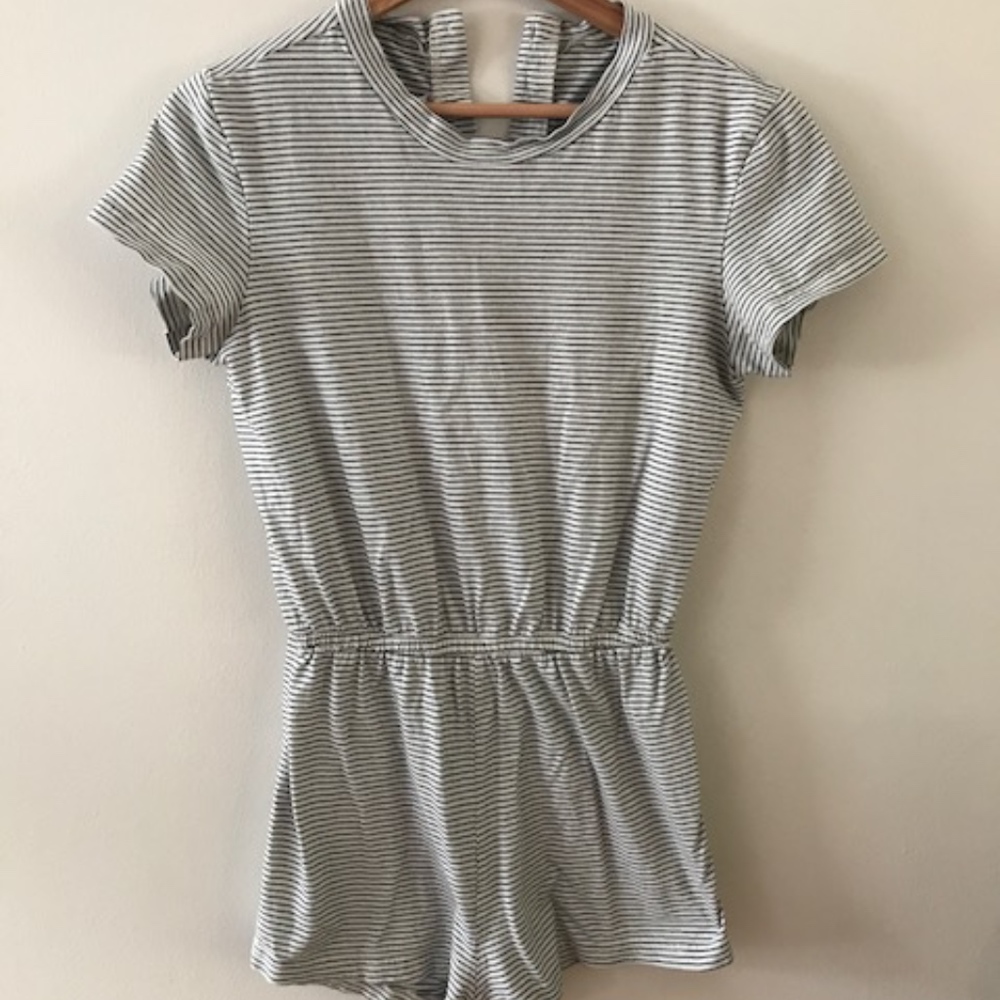 American Apparel Striped Romper